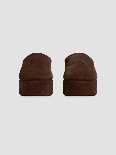 Balenciaga Women's Alaska Soft Platform Mules - Light Espresso | Thumbnail 3 Balenciaga Women's Alaska Soft Platform Mules - Light Espresso | Thumbnail 3