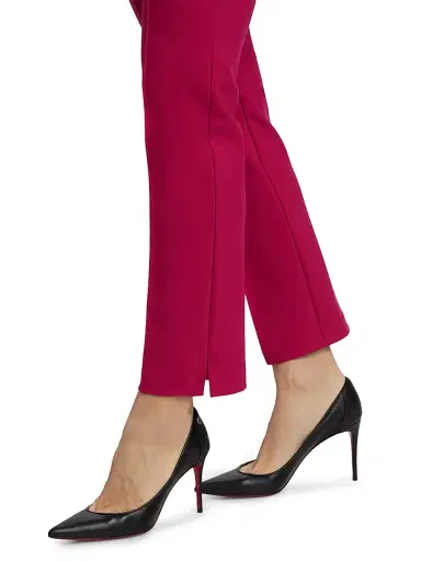 Chiara Boni La Petite Robe Women's Nuccia Crop Pants - Mauve Pink - Size 16 | Thumbnail 6 Chiara Boni La Petite Robe Women's Nuccia Crop Pants - Mauve Pink - Size 16 | Thumbnail 6