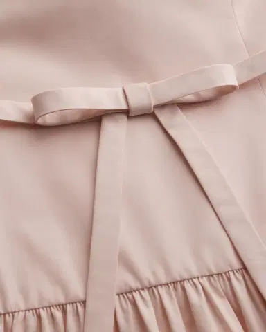 Dior Mid-Length Flared Dress with Belt | Thumbnail 3 Dior Mid-Length Flared Dress with Belt | Thumbnail 3