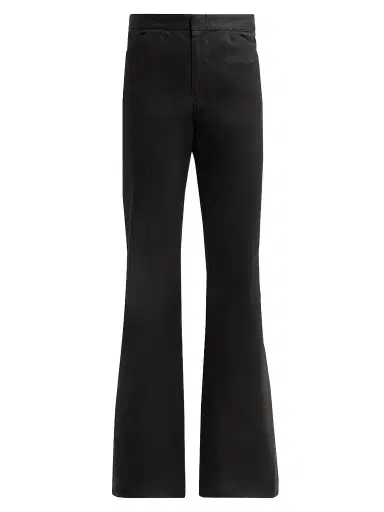 Vince Women's Stretch Cotton Flare Pants - Black - Size 8 | Thumbnail 1 Vince Women's Stretch Cotton Flare Pants - Black - Size 8 | Thumbnail 1