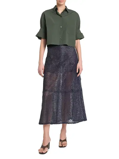 TWP Women's Next Ex Cotton Shirt - Rosin | Thumbnail 2 TWP Women's Next Ex Cotton Shirt - Rosin | Thumbnail 2