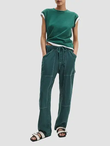 rag & bone Women's Kelly Distressed Washed Boxy T-Shirt | Thumbnail 2 rag & bone Women's Kelly Distressed Washed Boxy T-Shirt | Thumbnail 2