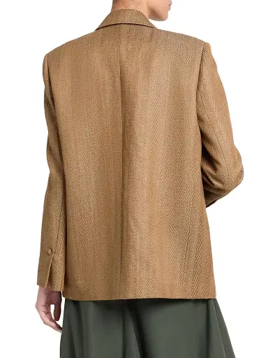 TWP Women's Jillian Herringbone Linen-Blend Blazer | Thumbnail 5 TWP Women's Jillian Herringbone Linen-Blend Blazer | Thumbnail 5