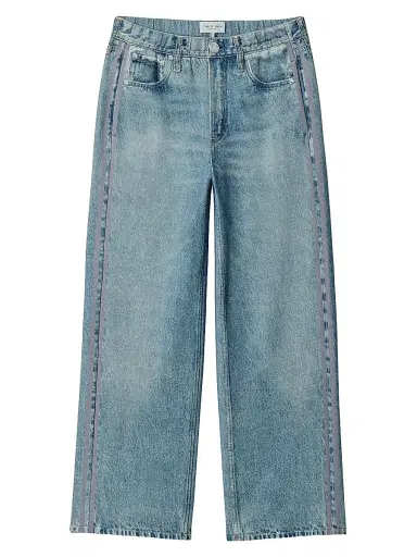 rag & bone Women's rb Miramar Wide-Leg Ankle Track Pants | Thumbnail 1 rag & bone Women's rb Miramar Wide-Leg Ankle Track Pants | Thumbnail 1