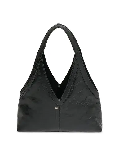 MANSUR GAVRIEL Women's Medium Logo Soft Tote Bag - Black | Thumbnail 3 MANSUR GAVRIEL Women's Medium Logo Soft Tote Bag - Black | Thumbnail 3