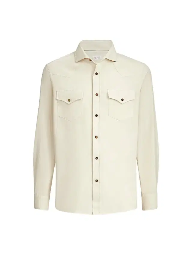 Men's Garment Dyed Easy Fit Western Shirt - Panama Men's Garment Dyed Easy Fit Western Shirt - Panama