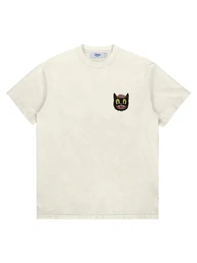 Arrels Barcelona Men's Small Cat Cotton T-Shirt - Off White - Size XXL | Thumbnail 1 Arrels Barcelona Men's Small Cat Cotton T-Shirt - Off White - Size XXL | Thumbnail 1