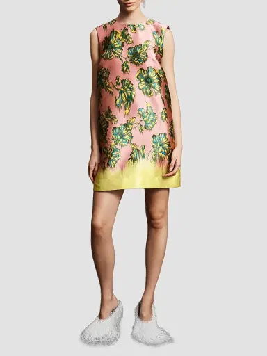 ALÉMAIS Women's Faye Floral Satin Mini Dress | Thumbnail 2 ALÉMAIS Women's Faye Floral Satin Mini Dress | Thumbnail 2