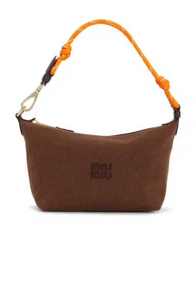 Miu Miu Gabardine Nastro Top Handle Bag | Thumbnail 1 Miu Miu Gabardine Nastro Top Handle Bag | Thumbnail 1