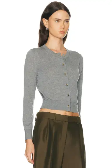 Khaite Tansy Fine Cashmere Cardigan | Thumbnail 2 Khaite Tansy Fine Cashmere Cardigan | Thumbnail 2