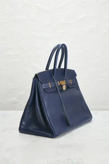 HERMÈS Ardennes Birkin 35 Retourne Handbag | Thumbnail 4 HERMÈS Ardennes Birkin 35 Retourne Handbag | Thumbnail 4