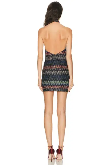 Missoni Keyhole Halter Mini Dress | Thumbnail 3 Missoni Keyhole Halter Mini Dress | Thumbnail 3