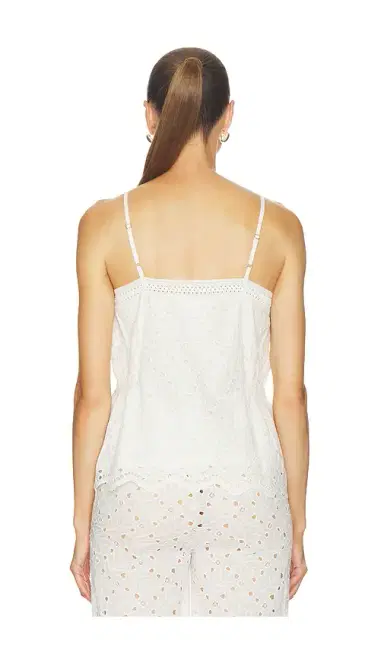 Bobi Side Smocked Lace Cami Top | Thumbnail 3 Bobi Side Smocked Lace Cami Top | Thumbnail 3
