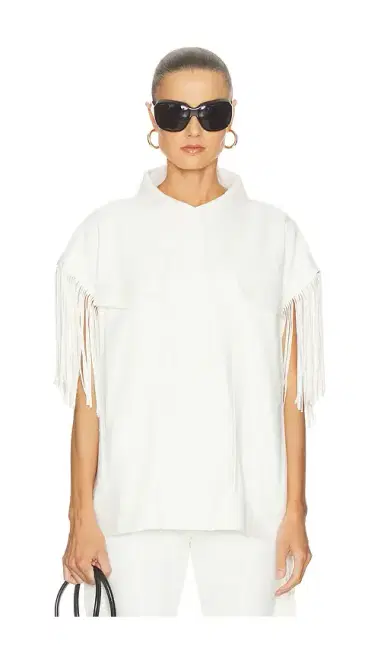 Norma Kamali Sleeveless Oversized Jean Jacket | Thumbnail 3 Norma Kamali Sleeveless Oversized Jean Jacket | Thumbnail 3