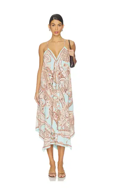 L'Agence Elise Midi Dress | Thumbnail 1 L'Agence Elise Midi Dress | Thumbnail 1