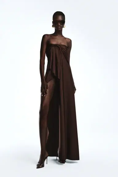 REVOLVE LOS ANGELES Enzo Asymmetric Maxi Dress | Thumbnail 3 REVOLVE LOS ANGELES Enzo Asymmetric Maxi Dress | Thumbnail 3