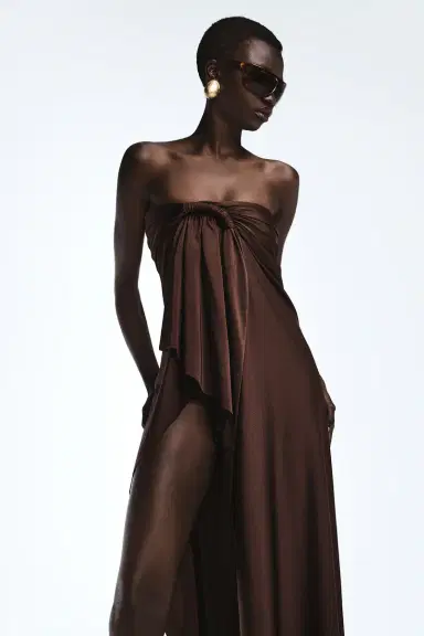 REVOLVE LOS ANGELES Enzo Asymmetric Maxi Dress | Thumbnail 4 REVOLVE LOS ANGELES Enzo Asymmetric Maxi Dress | Thumbnail 4