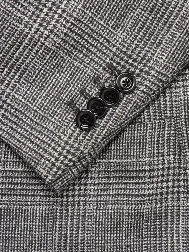 Lardini Prince Of Wales Checked Wool, Silk and Cashmere-Blend Blazer - Men | Thumbnail 6 Lardini Prince Of Wales Checked Wool, Silk and Cashmere-Blend Blazer - Men | Thumbnail 6