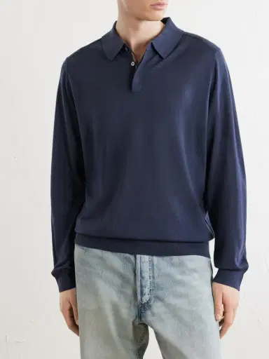 Paul Smith Merino Wool Polo Shirt - Men | Thumbnail 3 Paul Smith Merino Wool Polo Shirt - Men | Thumbnail 3