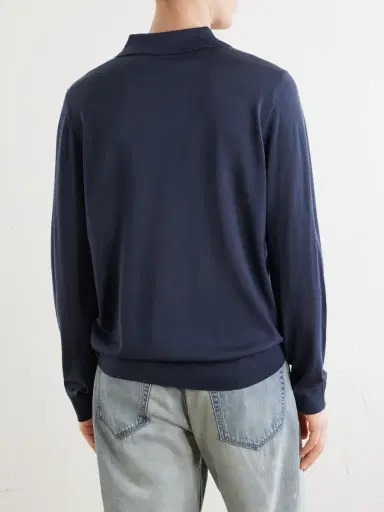 Paul Smith Merino Wool Polo Shirt - Men | Thumbnail 4 Paul Smith Merino Wool Polo Shirt - Men | Thumbnail 4