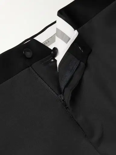 Canali Straight-Leg Striped Wool Tuxedo Trousers - Men | Thumbnail 5 Canali Straight-Leg Striped Wool Tuxedo Trousers - Men | Thumbnail 5