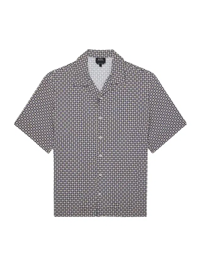 Bennet Printed Crepe de Chine Shirt - Men Bennet Printed Crepe de Chine Shirt - Men