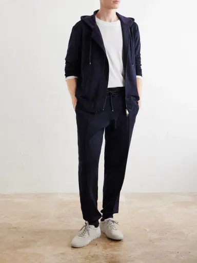 Paul Smith Tapered Lyocell-Blend Jersey Sweatpants - Men | Thumbnail 2 Paul Smith Tapered Lyocell-Blend Jersey Sweatpants - Men | Thumbnail 2