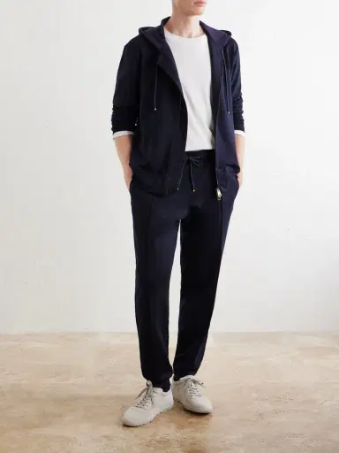 Paul Smith Lyocell-Blend Zip-Up Hoodie - Men | Thumbnail 2 Paul Smith Lyocell-Blend Zip-Up Hoodie - Men | Thumbnail 2
