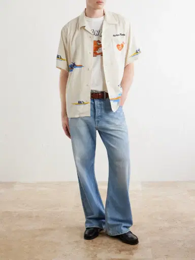Human Made Camp-Collar Printed Poplin Shirt - Men | Thumbnail 2 Human Made Camp-Collar Printed Poplin Shirt - Men | Thumbnail 2