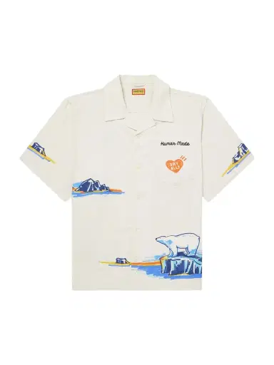 Human Made Camp-Collar Printed Poplin Shirt - Men | Thumbnail 1 Human Made Camp-Collar Printed Poplin Shirt - Men | Thumbnail 1