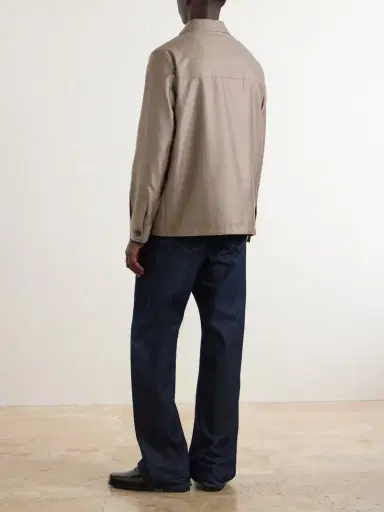 Slowear Wool and Silk-Blend Overshirt - Men | Thumbnail 4 Slowear Wool and Silk-Blend Overshirt - Men | Thumbnail 4