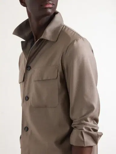 Slowear Wool and Silk-Blend Overshirt - Men | Thumbnail 5 Slowear Wool and Silk-Blend Overshirt - Men | Thumbnail 5