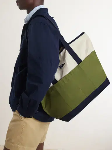 Drake's Logo-Embroidered Canvas Tote Bag - Men | Thumbnail 3 Drake's Logo-Embroidered Canvas Tote Bag - Men | Thumbnail 3
