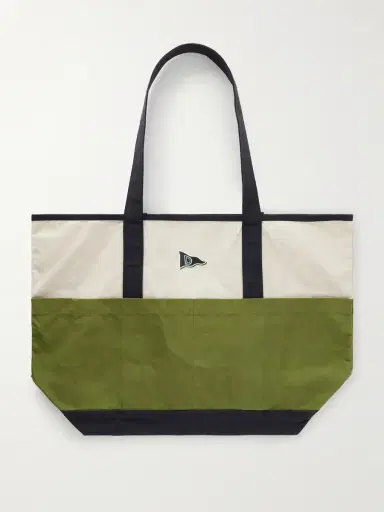 Drake's Logo-Embroidered Canvas Tote Bag - Men | Thumbnail 4 Drake's Logo-Embroidered Canvas Tote Bag - Men | Thumbnail 4