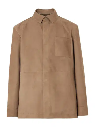 Canali Paneled Suede Overshirt - Men | Thumbnail 1 Canali Paneled Suede Overshirt - Men | Thumbnail 1