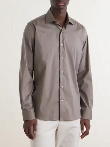 ELEVENTY Cotton-Blend Shirt - Men | Thumbnail 3 ELEVENTY Cotton-Blend Shirt - Men | Thumbnail 3
