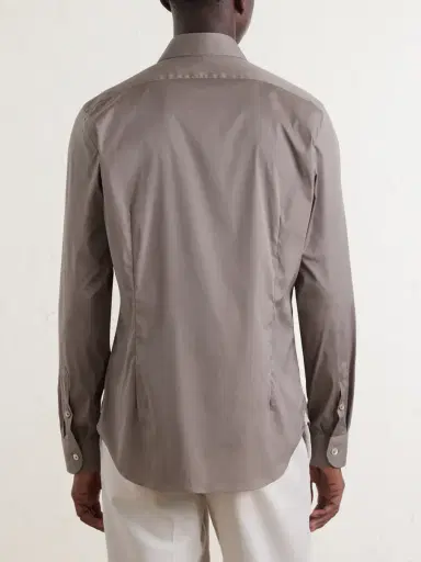 ELEVENTY Cotton-Blend Shirt - Men | Thumbnail 4 ELEVENTY Cotton-Blend Shirt - Men | Thumbnail 4