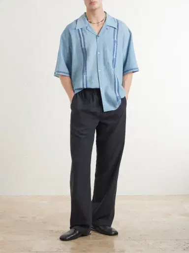 Kardo Rohit Embroidered Cotton Shirt - Men | Thumbnail 2 Kardo Rohit Embroidered Cotton Shirt - Men | Thumbnail 2