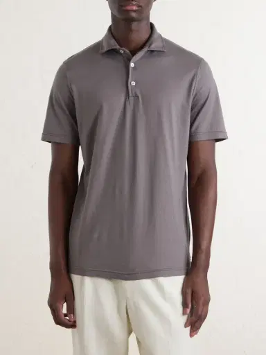FEDELI Cotton-Jersey Polo Shirt - Men | Thumbnail 3 FEDELI Cotton-Jersey Polo Shirt - Men | Thumbnail 3
