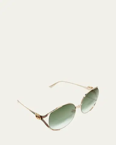 Gucci Oversized Oval GG Sunglasses | Thumbnail 2 Gucci Oversized Oval GG Sunglasses | Thumbnail 2