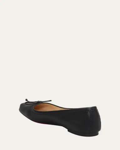 Christian Louboutin Mamadrague Napa Bow Ballerina Flats | Thumbnail 4 Christian Louboutin Mamadrague Napa Bow Ballerina Flats | Thumbnail 4