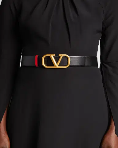 Valentino Garavani VLogo Reversible Leather Belt, 30mm | Thumbnail 5 Valentino Garavani VLogo Reversible Leather Belt, 30mm | Thumbnail 5