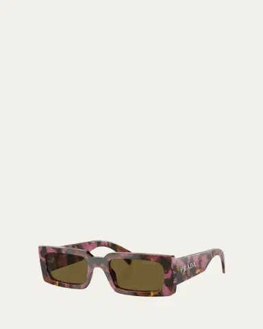 Prada Logo Acetate Rectangle Sunglasses | Thumbnail 2 Prada Logo Acetate Rectangle Sunglasses | Thumbnail 2