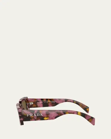 Prada Logo Acetate Rectangle Sunglasses | Thumbnail 3 Prada Logo Acetate Rectangle Sunglasses | Thumbnail 3