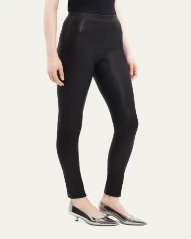 Theory Adbelle High-Waist Leather Leggings | Thumbnail 4 Theory Adbelle High-Waist Leather Leggings | Thumbnail 4
