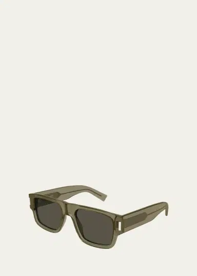 Saint Laurent Men's SL 659 Acetate Rectangle Sunglasses | Thumbnail 2 Saint Laurent Men's SL 659 Acetate Rectangle Sunglasses | Thumbnail 2
