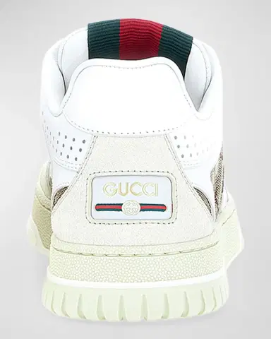 Gucci ReWeb GG Low-Top Leather Sneakers | Thumbnail 2 Gucci ReWeb GG Low-Top Leather Sneakers | Thumbnail 2