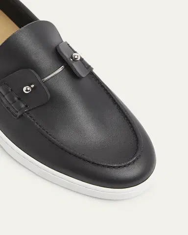 Christian Louboutin Men's Chambeliboat Leather Slip-On | Thumbnail 5 Christian Louboutin Men's Chambeliboat Leather Slip-On | Thumbnail 5