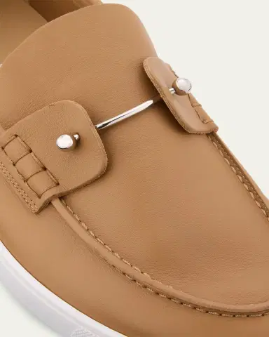Christian Louboutin Men's Chambeliboat Leather Slip-On | Thumbnail 9 Christian Louboutin Men's Chambeliboat Leather Slip-On | Thumbnail 9