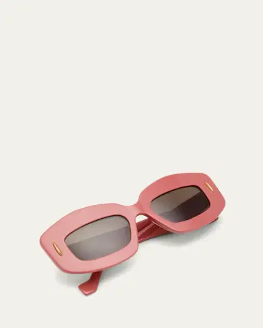 Loewe Silver Screen Chunky Acetate Rectangle Sunglasses | Thumbnail 7 Loewe Silver Screen Chunky Acetate Rectangle Sunglasses | Thumbnail 7